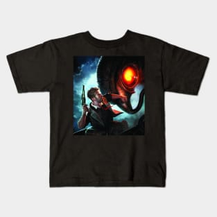 Booker Dewitt vs. Songbird version 2 (Bioshock Infinite) Kids T-Shirt